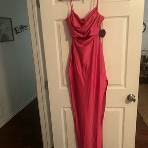 Windsor Hot Pink Polyester Dress Size M NWT